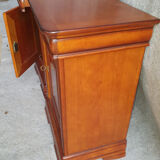 2 bedside caramel patina