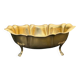 Brass centrepiece tray in Louis XV style.