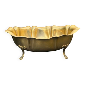 Brass centrepiece tray in Louis XV style.