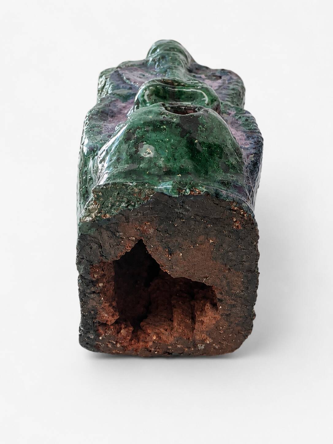 Brutalist Ceramic Mask Sculpture Postmodern Art Ceramic Head 30cm