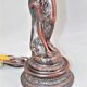 Brown patina table lamp