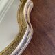 Miroir doré de style Louis XV sobre 32 X 22