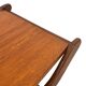 Vintage coffee table teak veneer 1960s design