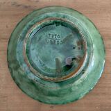 Tito Ubeda Spanish green ceramic fruit cup