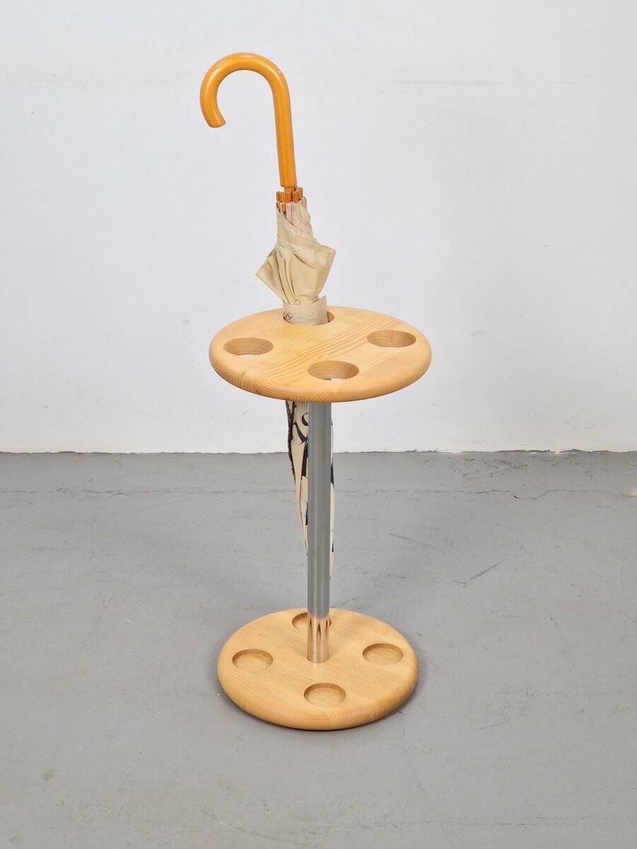 Vintage Pine Umbrella Stand from Brødrene Andersen Møbelsnedkeri, Denmark, 1970s