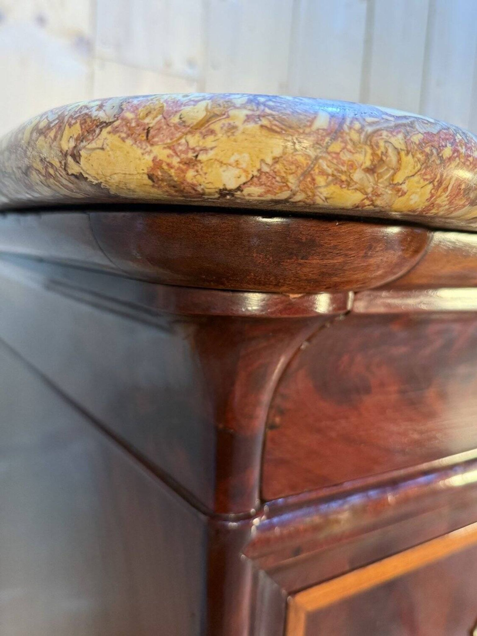 Louis Philippe period mahogany chest of drawers