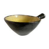Signed mid century 1960 glazed earth cup