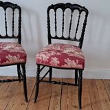 Paire de chaises Napoléon