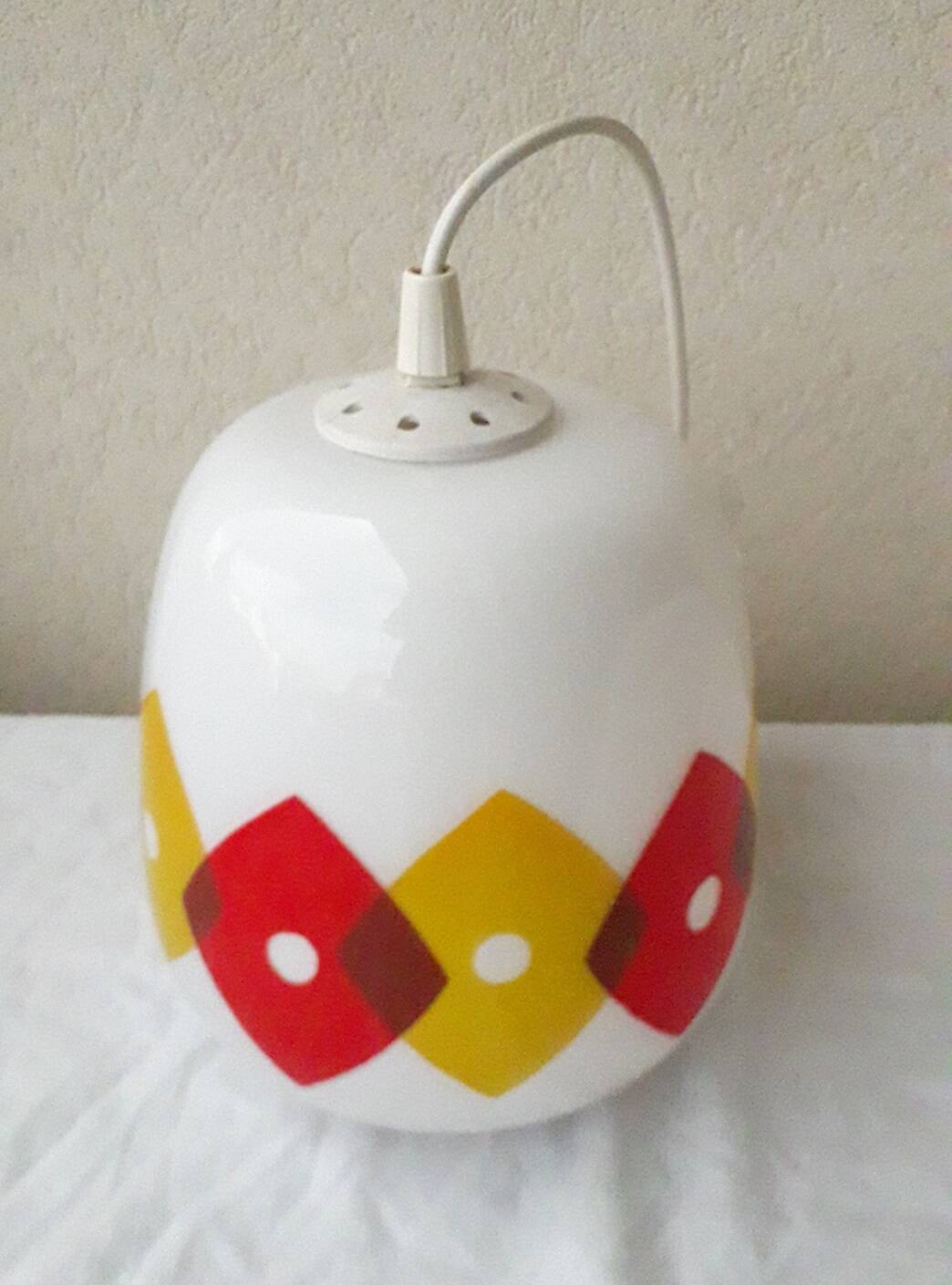 Opaline pendant light