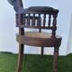 Napoleon III office chair in solid wood
