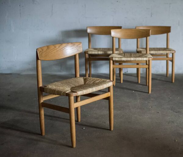 4 chaises Borge Mogensen