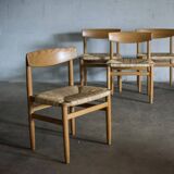 Set of 4 Borge Mogensen chairs