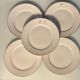 Service à thé en porcelaine (Limoges) 35 pieces monogrammè à liseré doré