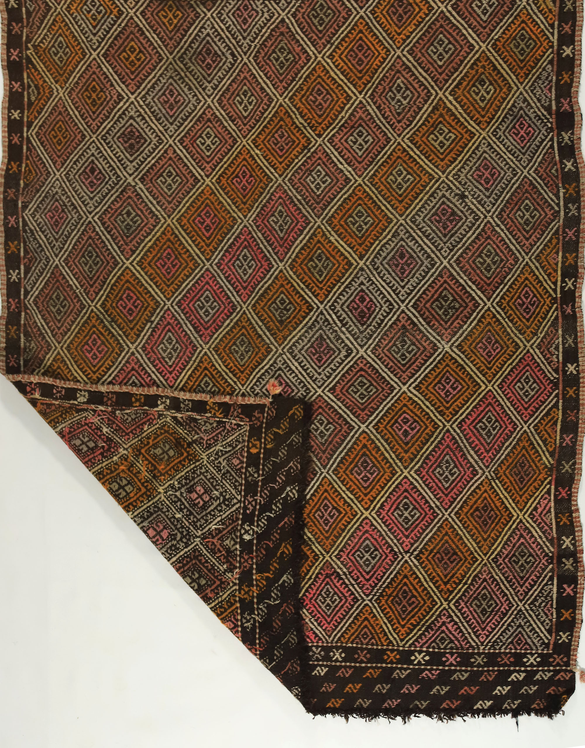 Anatolian handmade kilim rug 200 cm x 152 cm