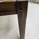 Teak coffee table with smoked glass 1970"