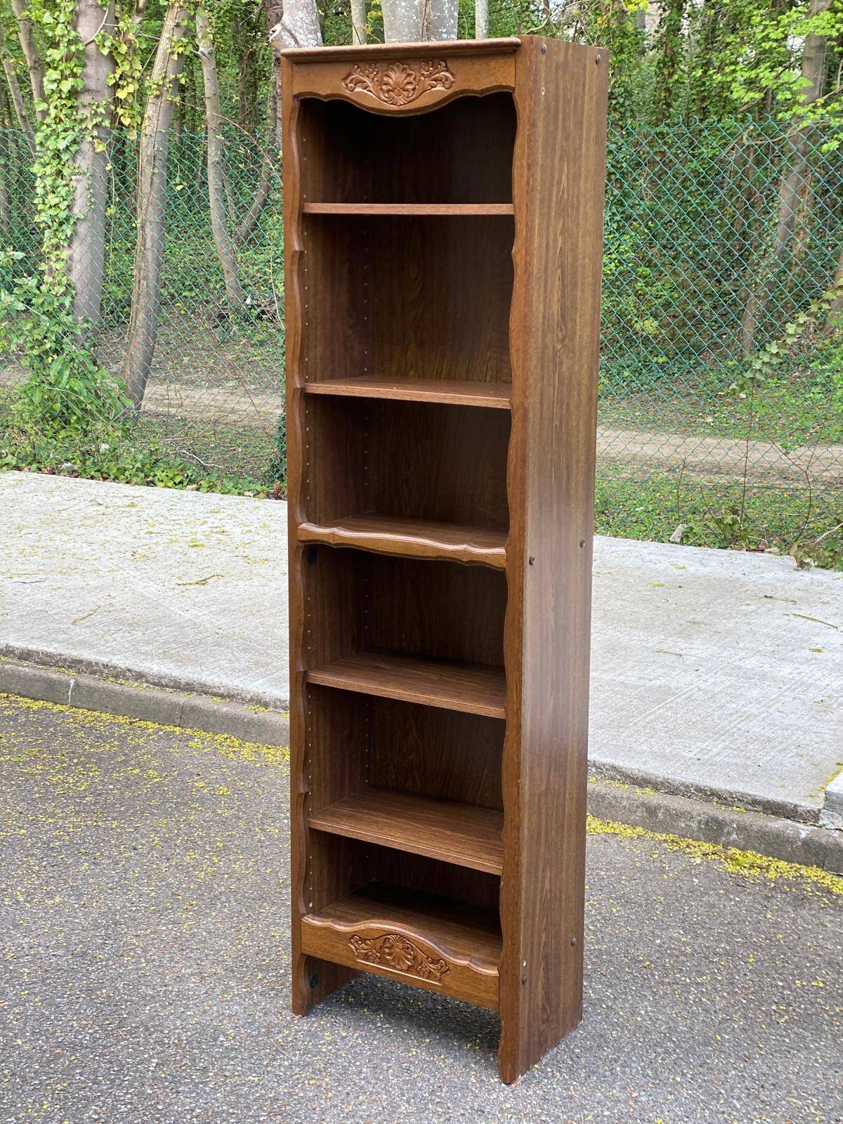 2 Louis XV wooden Bibus bookshelves from the 1990s.