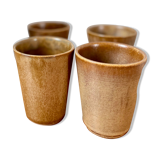 Set of 4 digoin sandstone glasses