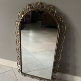 Vintage wrought iron mirror