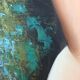 Painting of a woman from behind, oil on canvas, nude