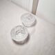 2 French cut crystal candlesticks D Arques with label