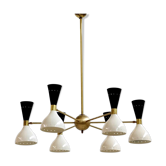 Italian brass chandelier