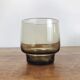 Lot de 8 verres à eau en verre fumé