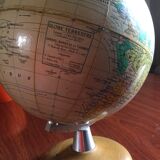 World map 1950s Girard and Barrere