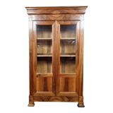 Louis Philippe walnut period library circa 1830