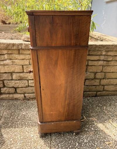 Antique solid wood bedside table / small accent piece of furniture