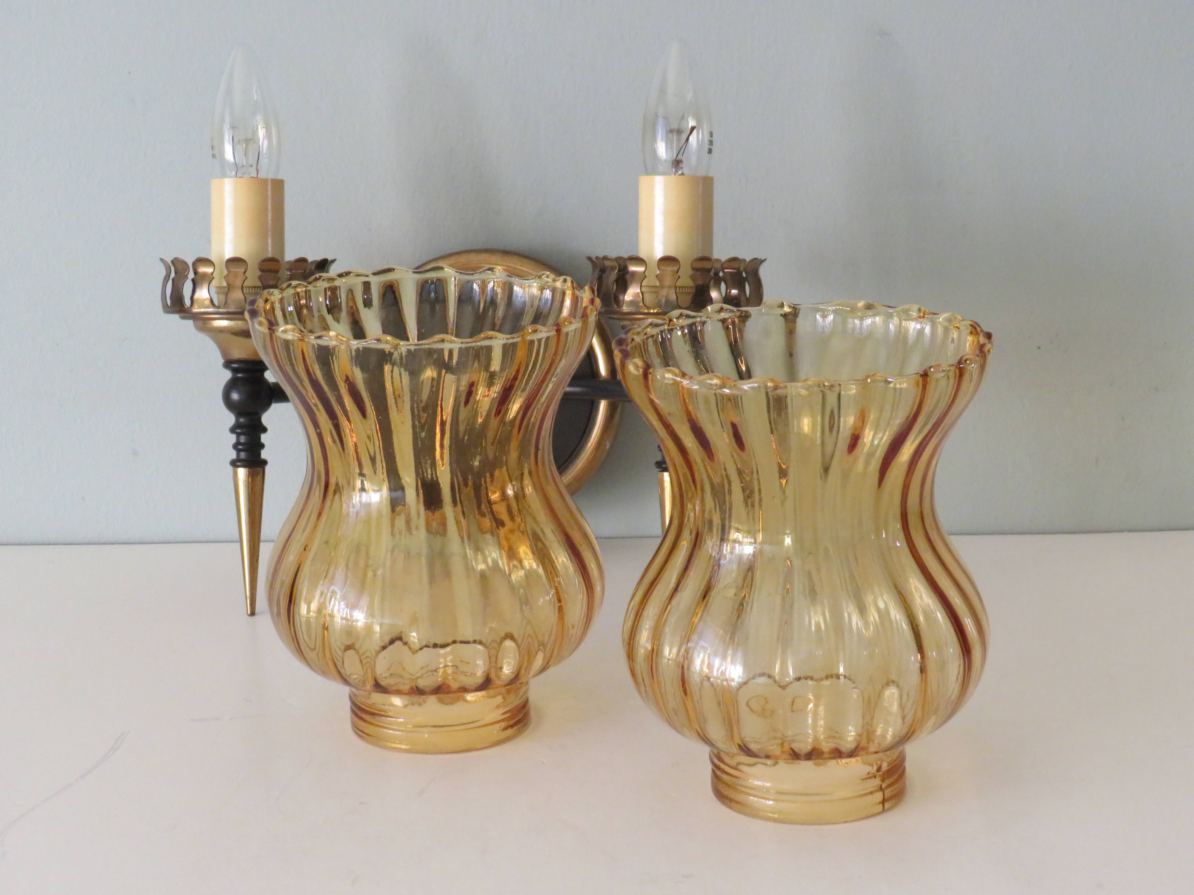 Italian wall lamp from the 1950s