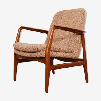 Fauteuil en laine Aksel Bender Madsen - 1960