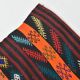 Orange & Black Wide Kilim Runner Rug, 119x371Cm