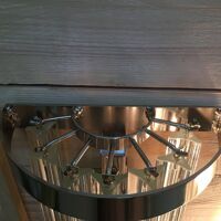 “belt” triedro murano glass wall sconce