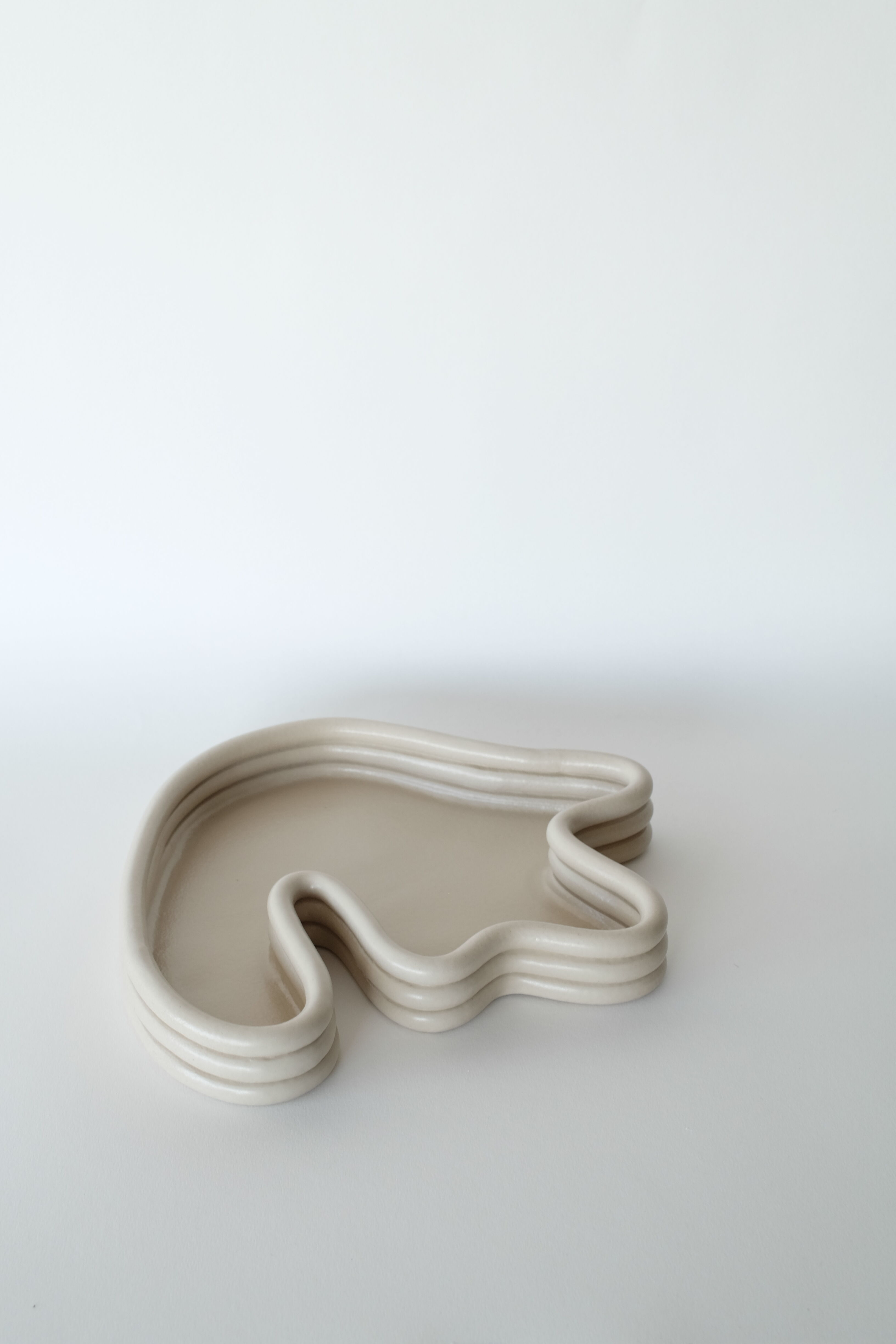 Centerpiece lali blanc satin