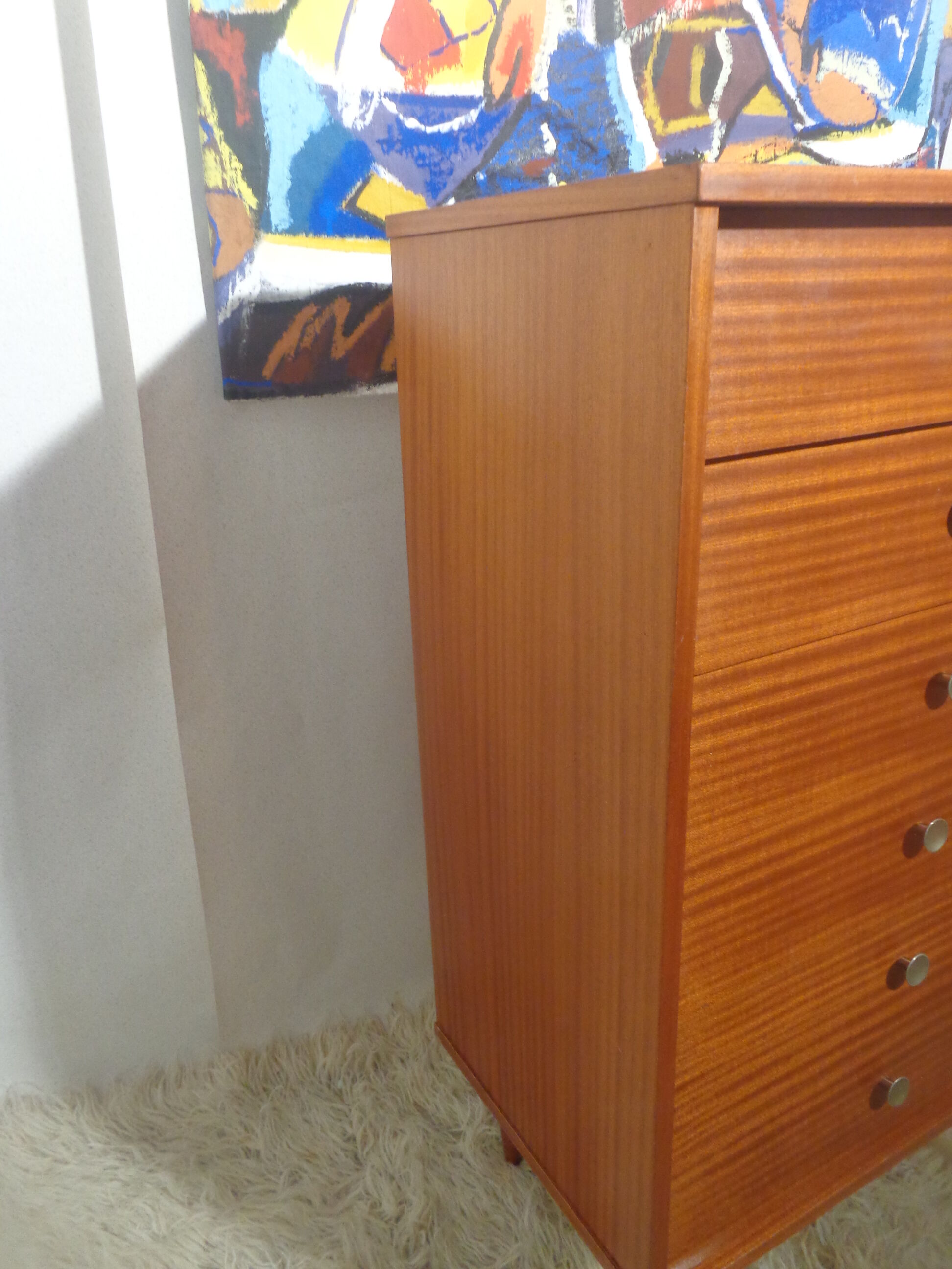 Vintage 1960s chest odf drawers