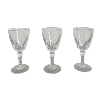 Set de 3 petits verres à pied