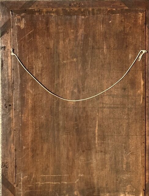 Miroir en bois de loupe 81x60 cm