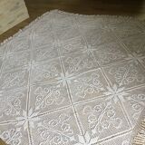 Old handmade bedspread
