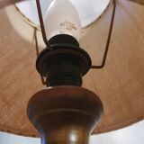 Lampe à poser en bois vintage