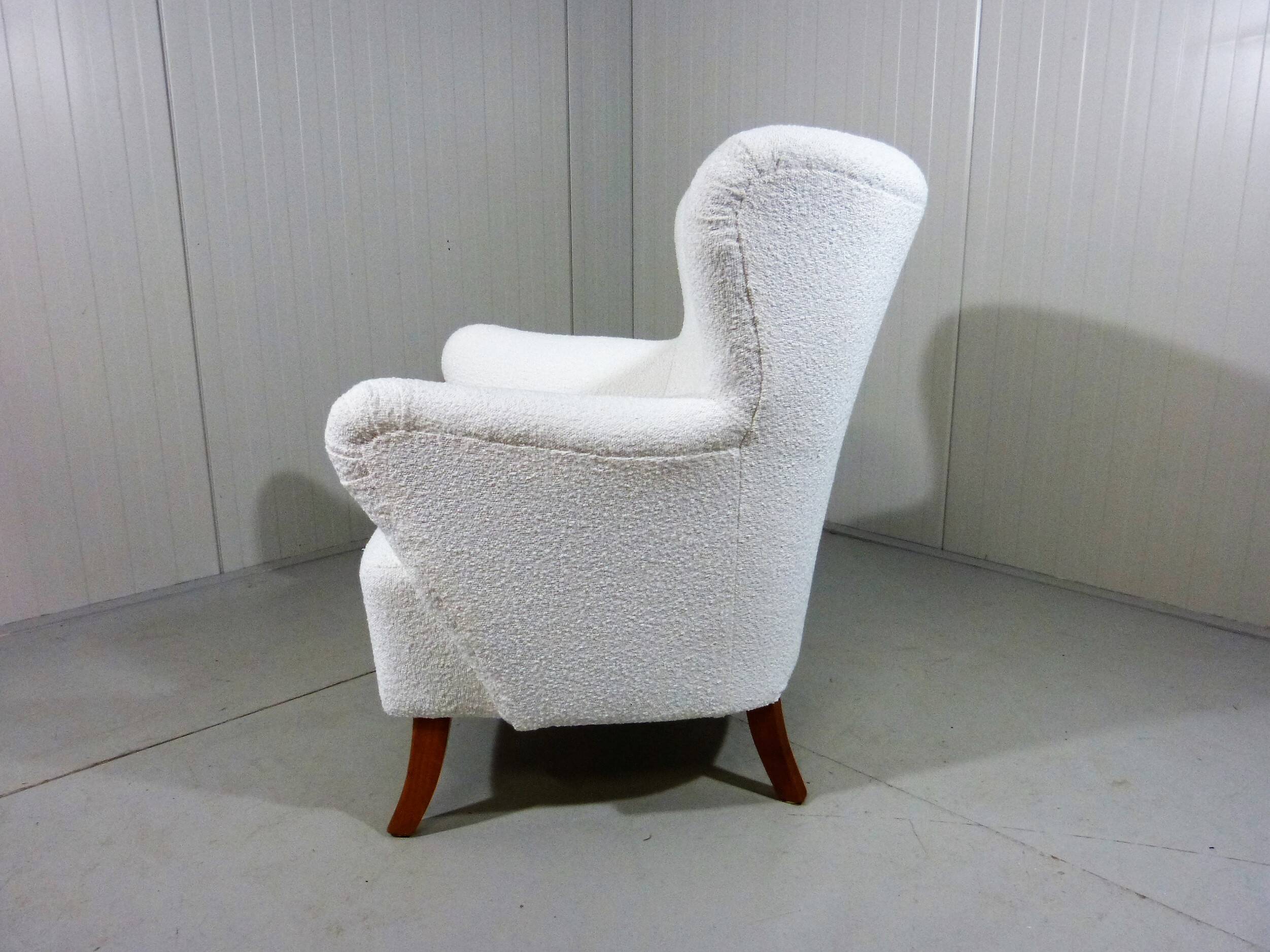 Boucle armchair lounge chair Sweden, 1950’s