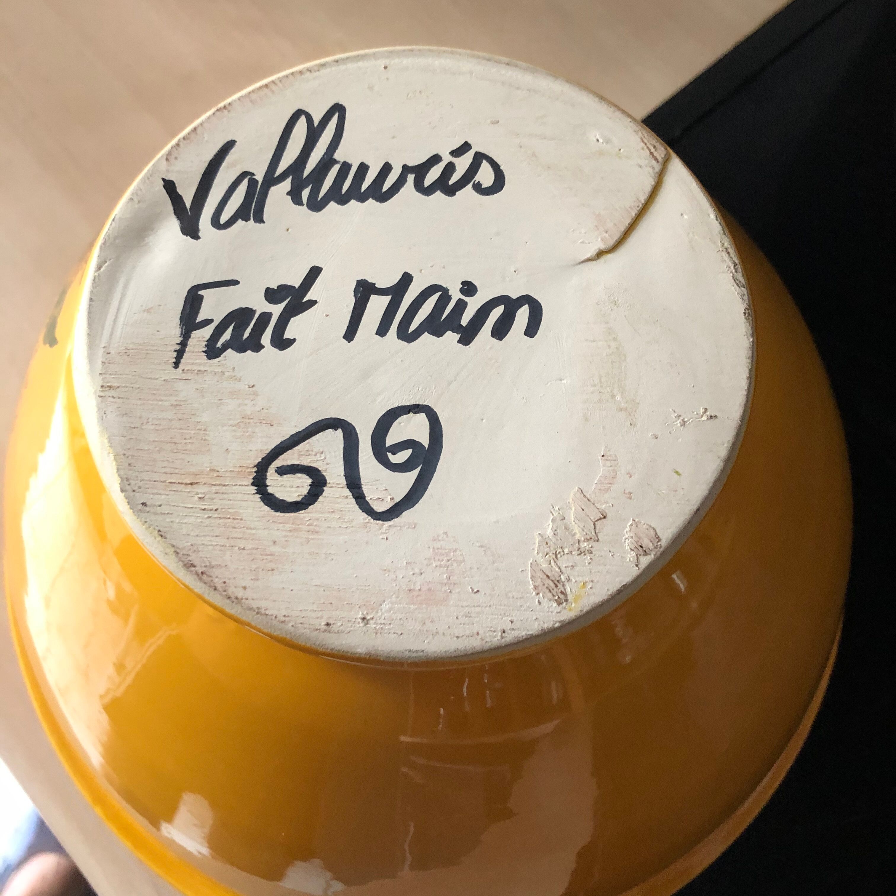 Vallauris ceramic salad