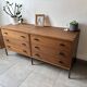 Vintage Scandinavian teak sideboard – 6 drawers – 1960s