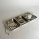 Vintage service tray in stainless steel WMF Cromargen
