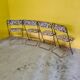 Vintage French Lafuma Chantazur Folding Chairs, from the 1960s.
