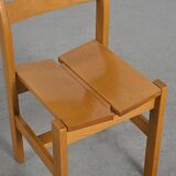 Set of four Maison Regain chairs for Les Arcs, circa 1970