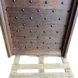 hand-forged studded castle doors + frame from the 1800s/1900s