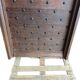 hand-forged studded castle doors + frame from the 1800s/1900s