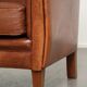 Timeless sheepskin armchair with beautiful colours and a good design