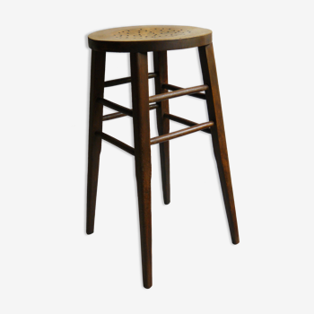 Architect's stool high in wood