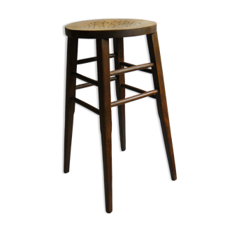 Architect's stool high in wood